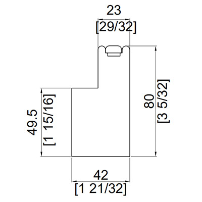 Große L-Kappe W4035
