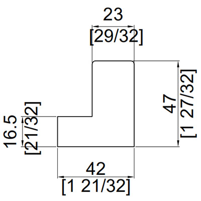47 mm L Flach WP4025-47