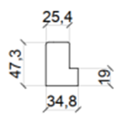 Flacher Reveal L-Rahmen PVC-Fensterladenkomponenten