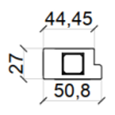 Flacher Verstärkter Gefälzter Pfosten PVC-Fensterladenkomponenten