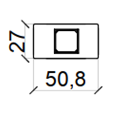 Flacher Verstärkter Gerader Pfosten PVC-Fensterladenkomponenten