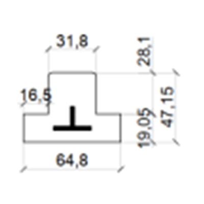 T-Pfosten mit Aluminium PVC-Fensterladenkomponenten