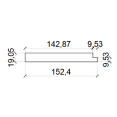 Große Schiene PVC-Fensterladenkomponenten